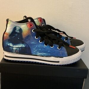 Skechers Kids High-Top Sneakers - Blue and Black